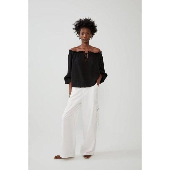Zara Tops - Zara Black Off The Shoulder Blouse